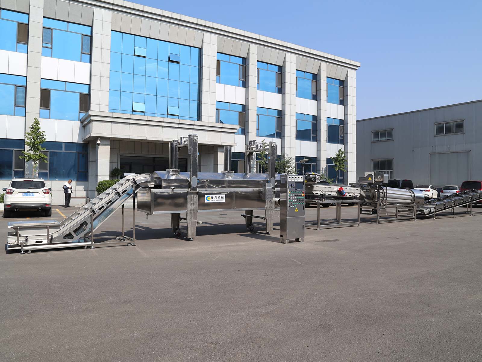 Pastry frying production line